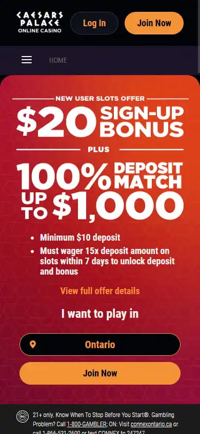 Caesars Palace Online Casino screenshot 4