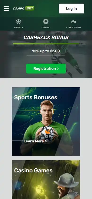 CampoBet Casino MX screenshot 5