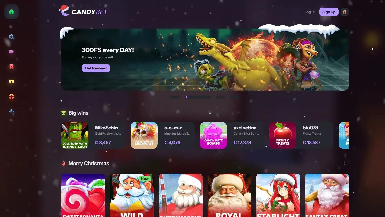 CandyBet.eu Casino screenshot 1
