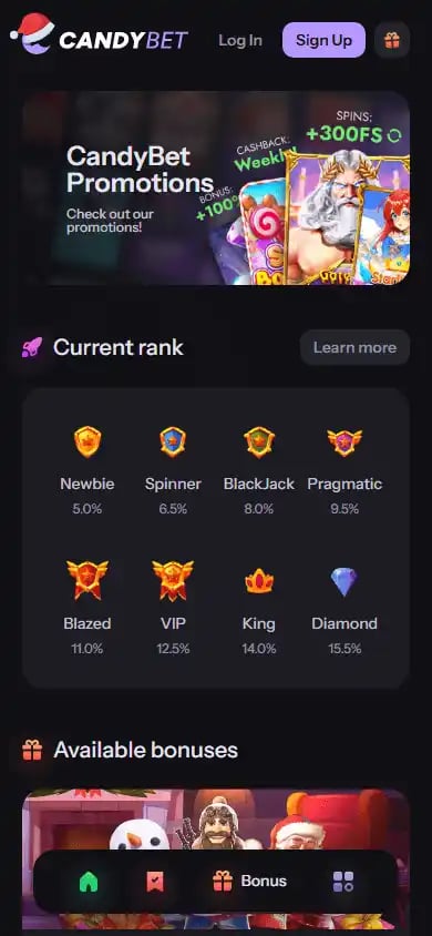 CandyBet.eu Casino screenshot 6