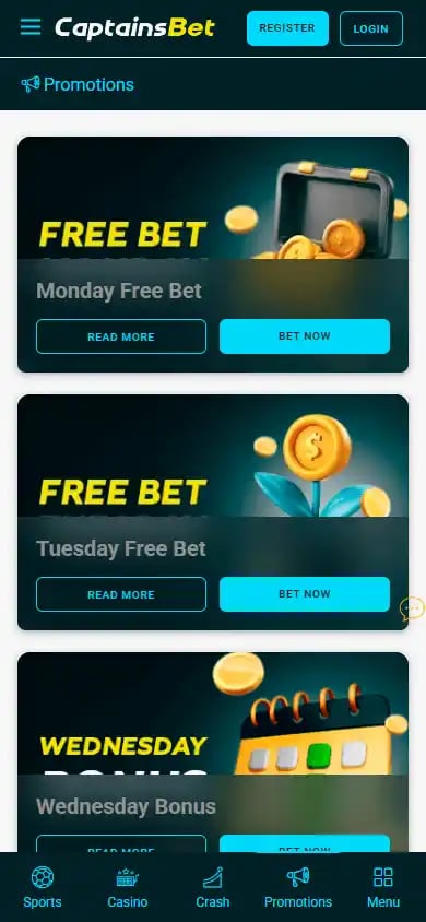 Captainsbet Casino screenshot 6