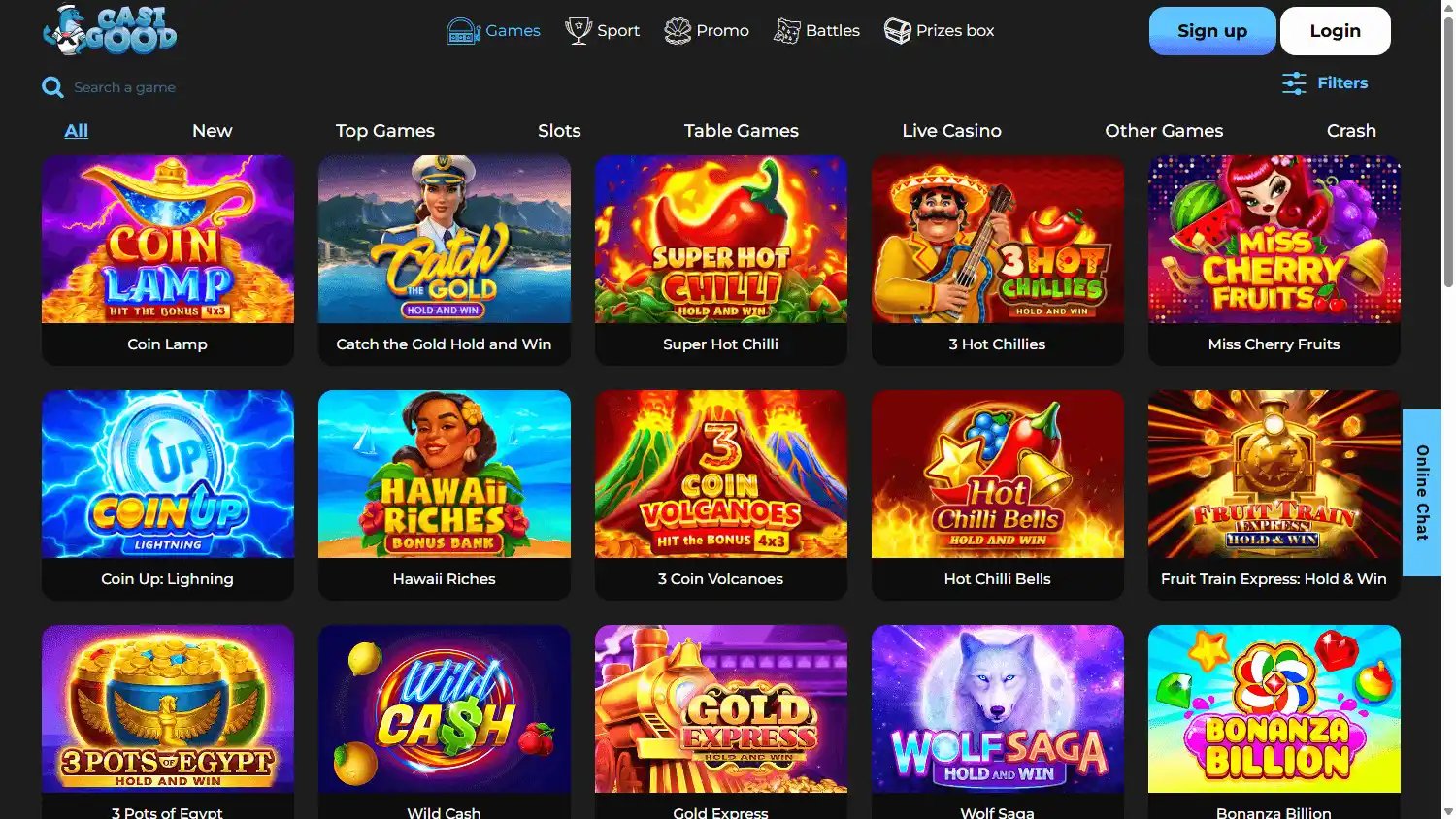Casigood Casino screenshot 2