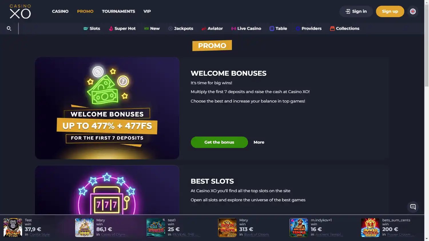 Casino XO screenshot 3