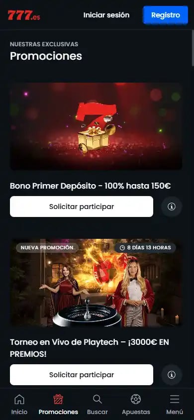 Casino777 BE screenshot 7