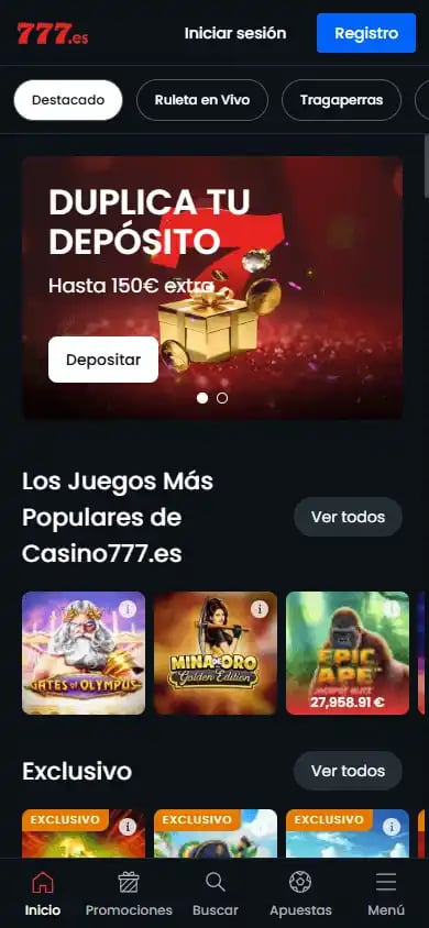 Casino777 CH screenshot 5