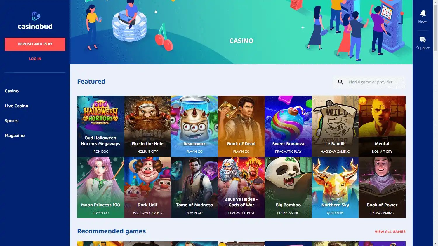 CasinoBud screenshot 2