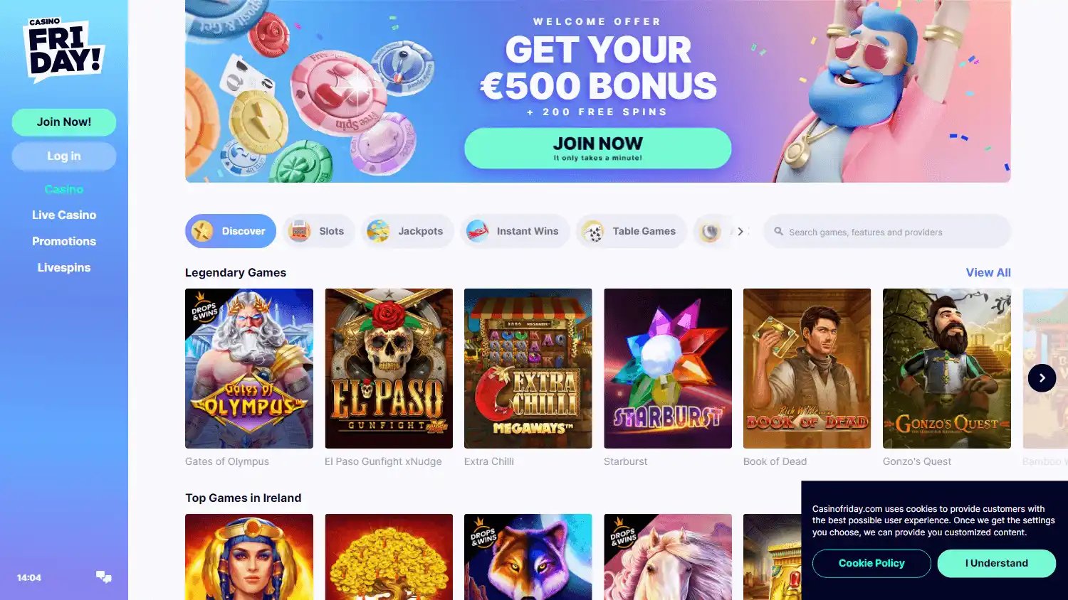 CasinoFriday screenshot 2