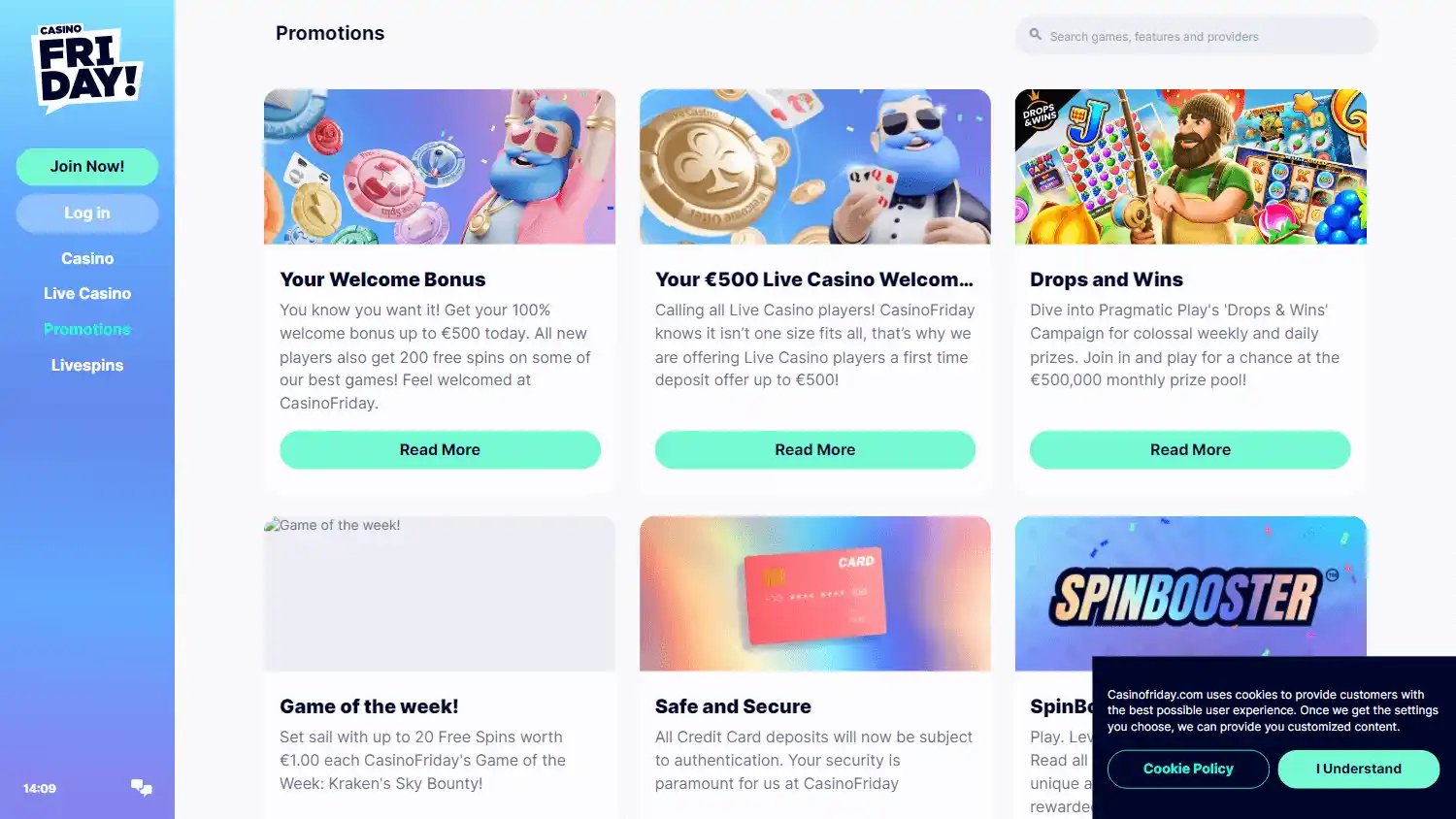 CasinoFriday screenshot 3
