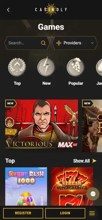 Casinoly Casino screenshot 5