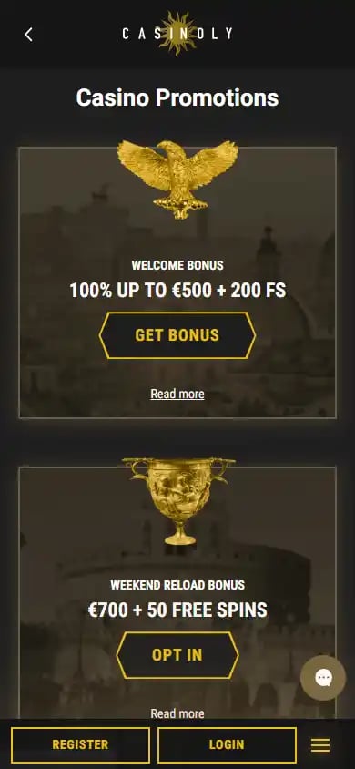 Casinoly Casino screenshot 6