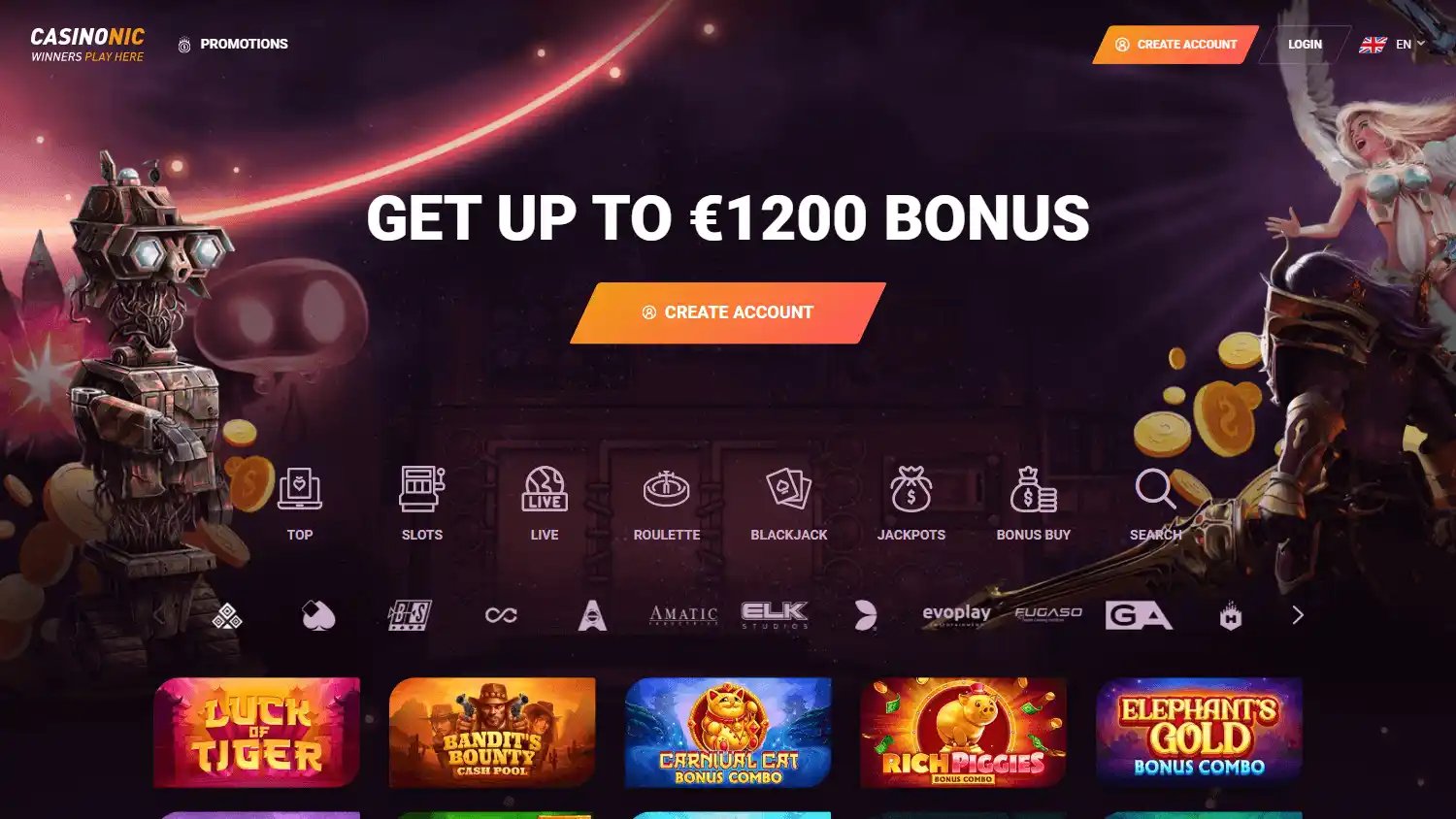 Casinonic screenshot 1