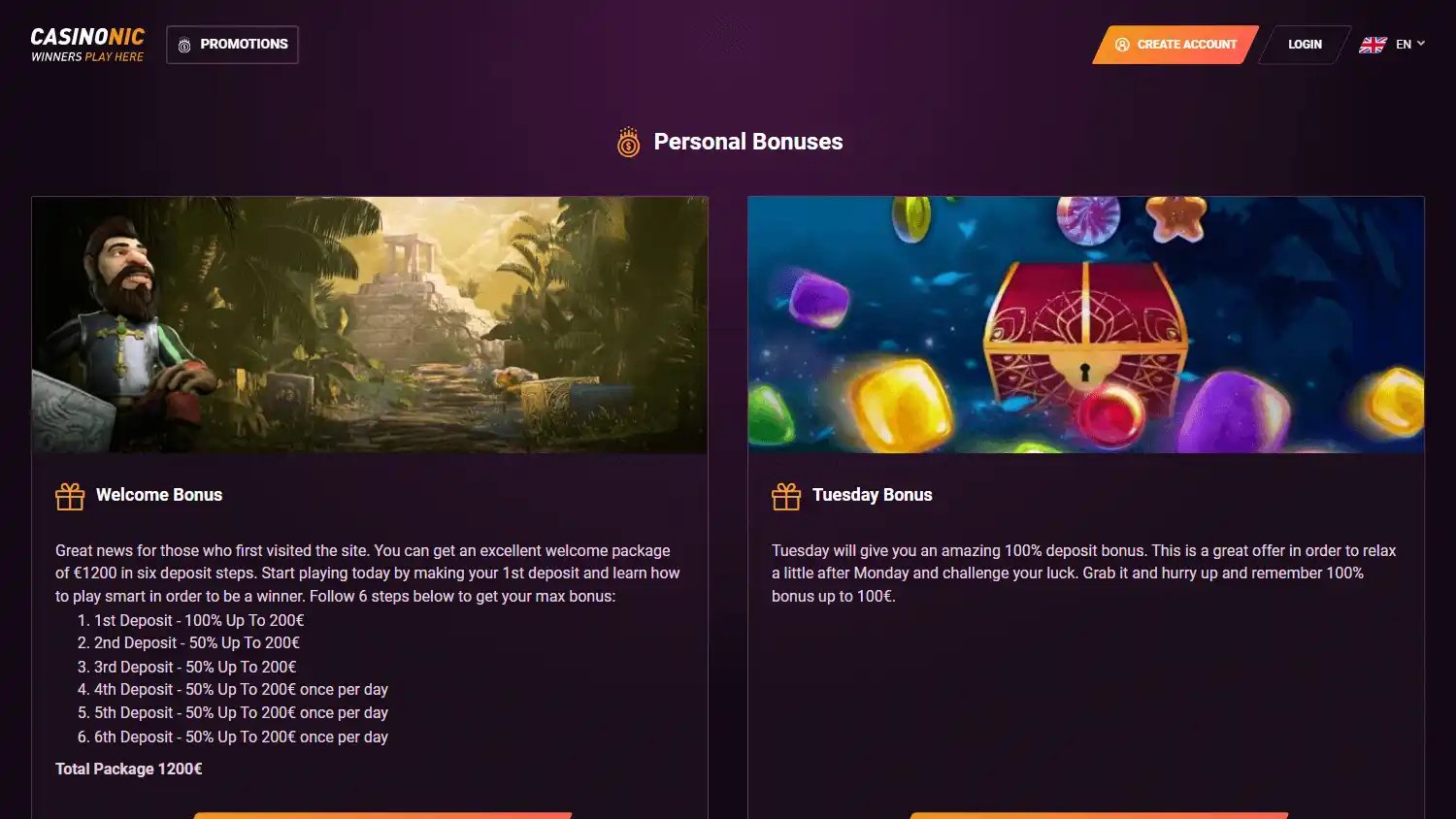 Casinonic screenshot 2