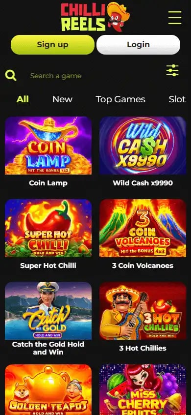 Chilli Reels Casino screenshot 5
