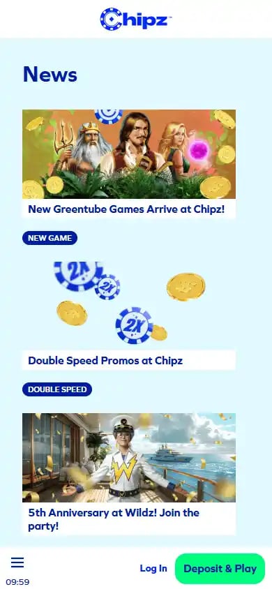 Chipz Casino screenshot 6