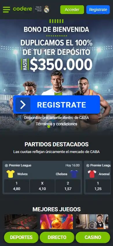 Codere Casino PA screenshot 5
