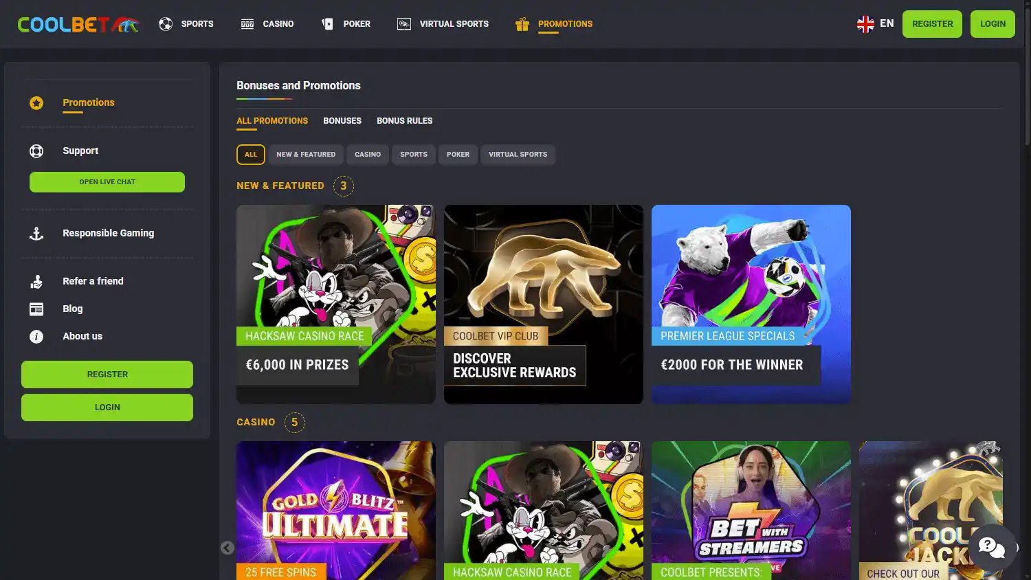 Coolbet Casino screenshot 3
