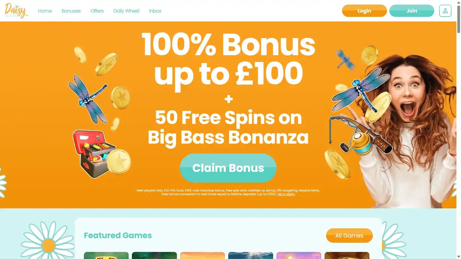 Daisy Slots Casino screenshot 1