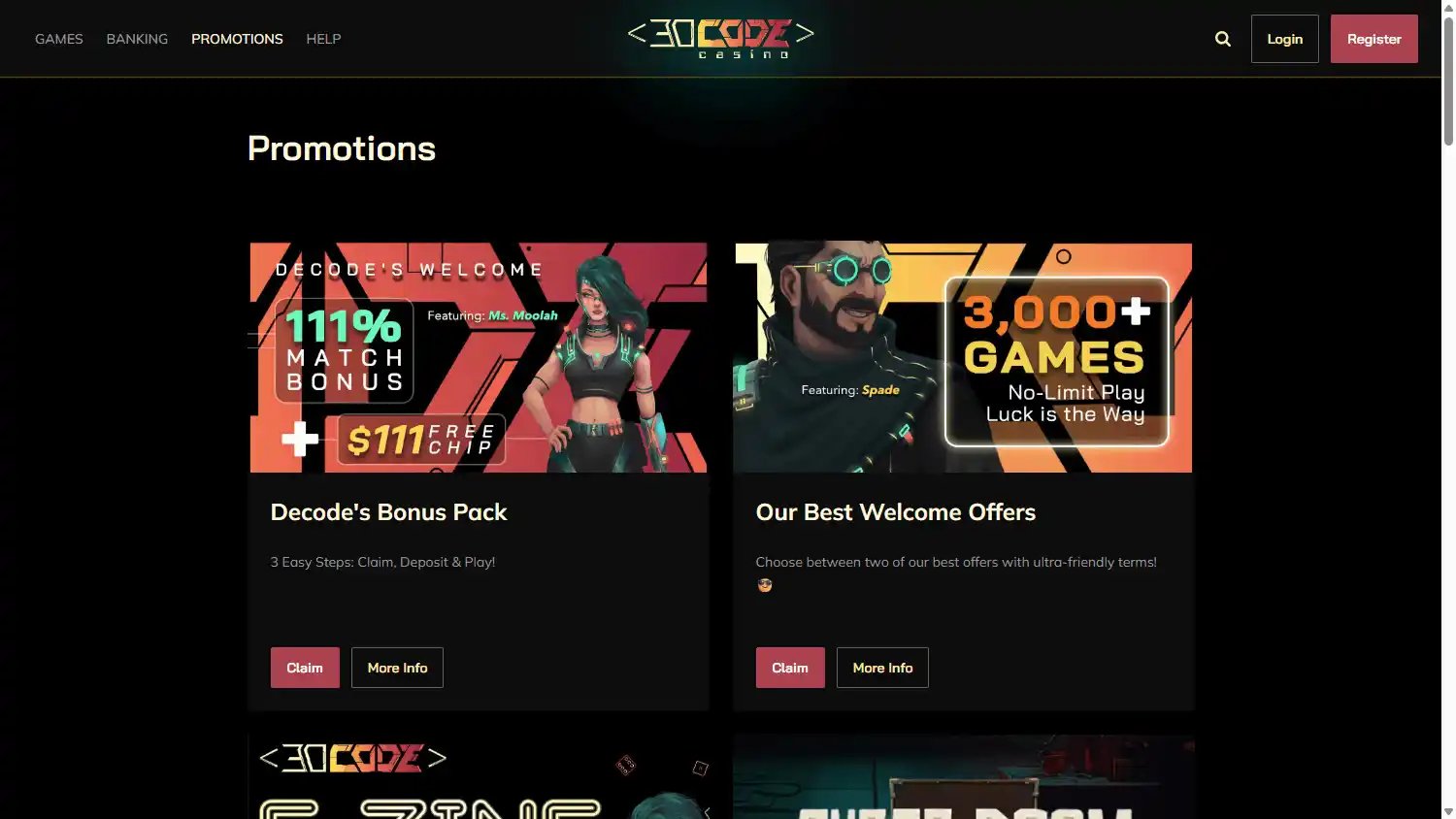 Decode Casino screenshot 2