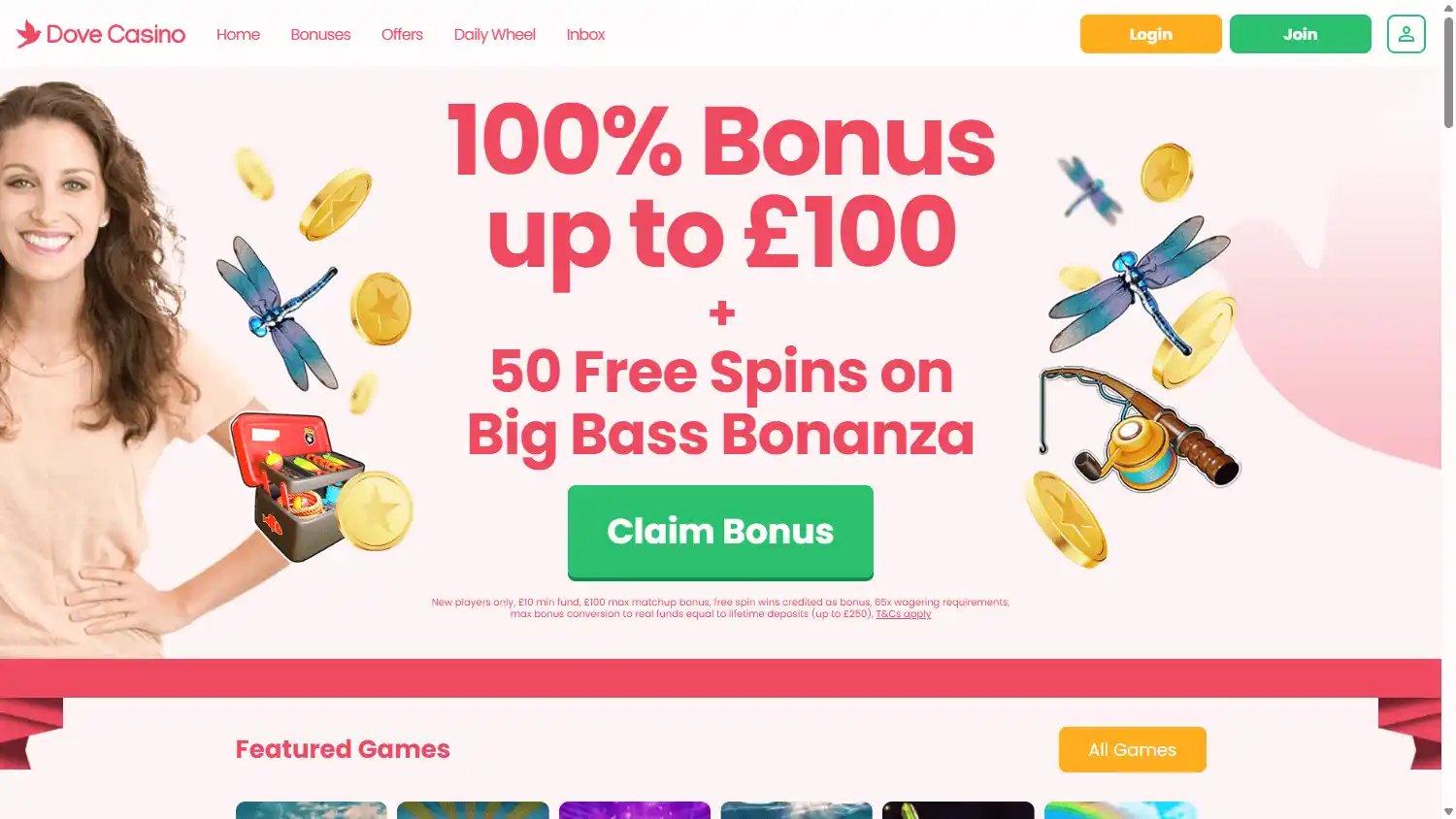 Dove Casino screenshot 1