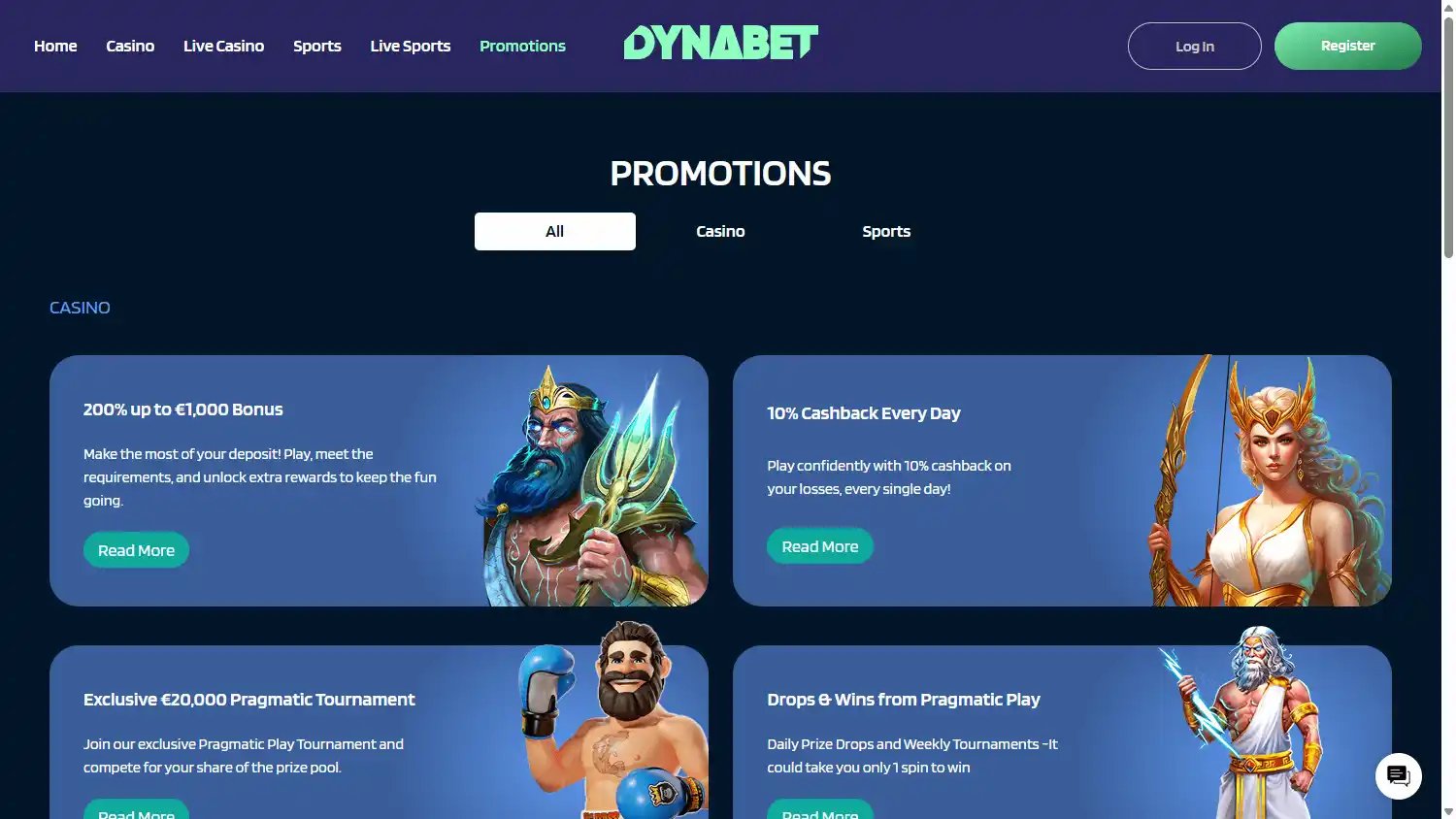 DynaBet Casino screenshot 2