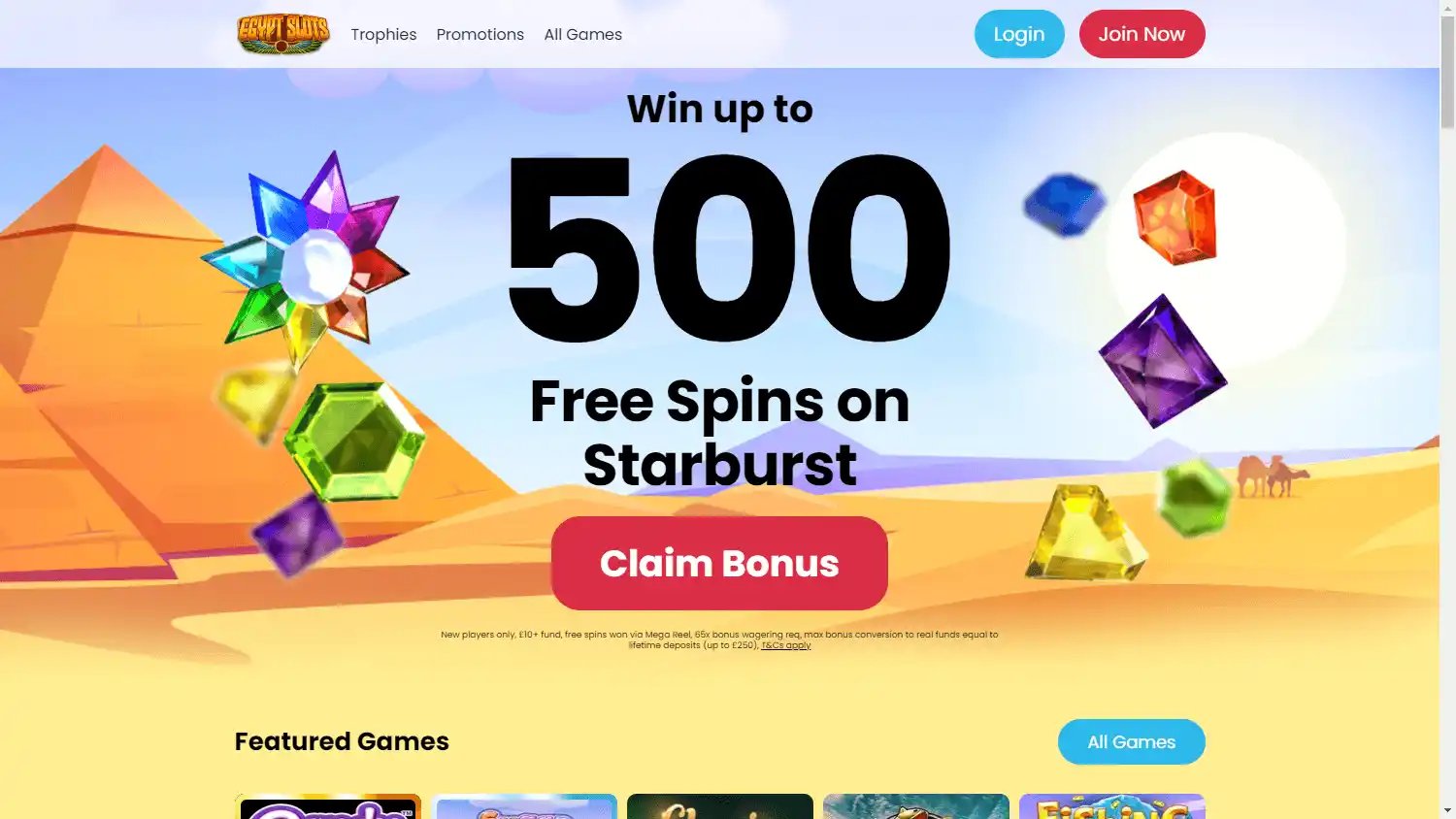 Egypt Slots Casino screenshot 1