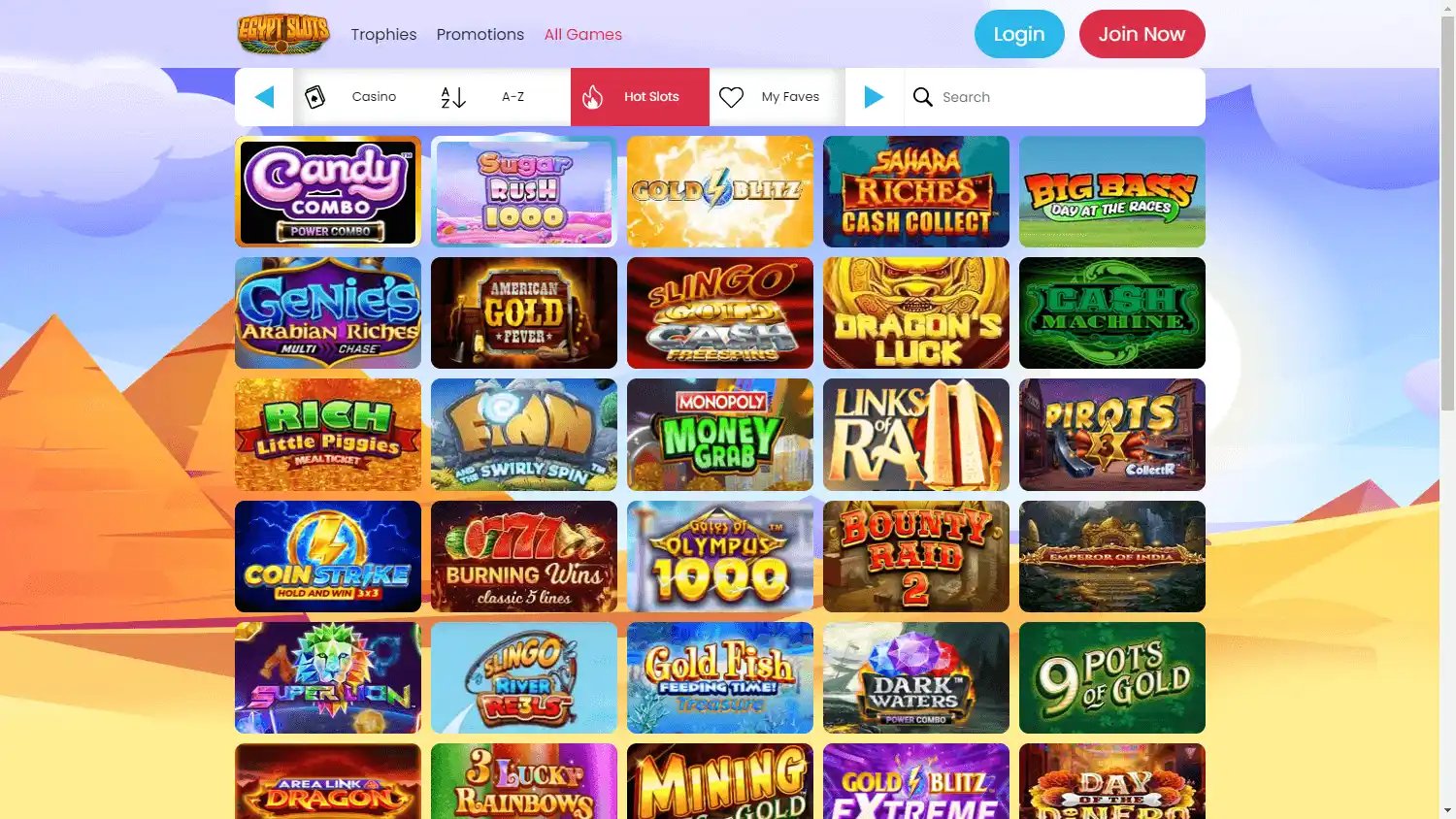Egypt Slots Casino screenshot 2