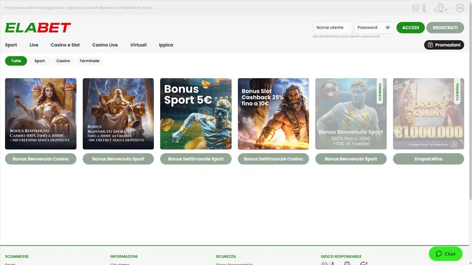Elabet Casino screenshot 3