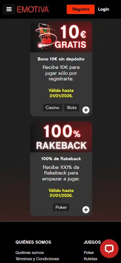 Emotiva Casino screenshot 7