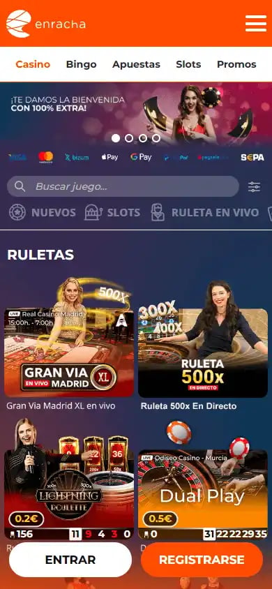 Enracha Casino screenshot 3