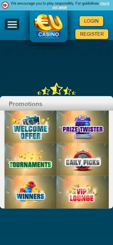 EUcasino screenshot 6