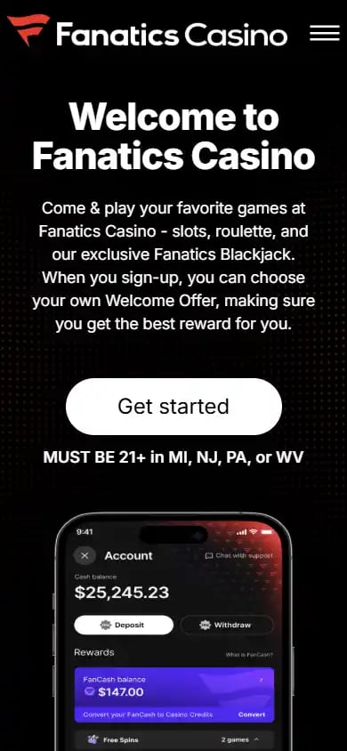 Fanatics Casino screenshot 4