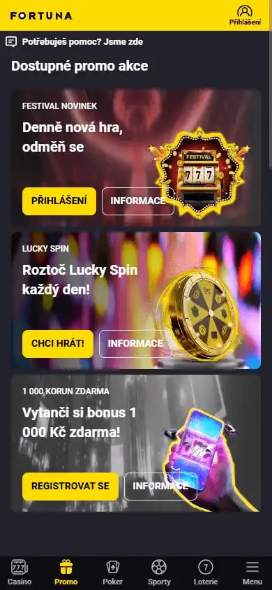 Fortuna Casino SK screenshot 7