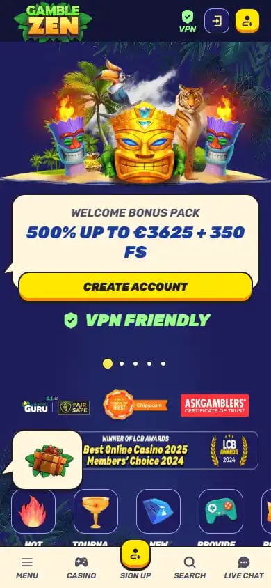 Gamblezen Casino screenshot 4