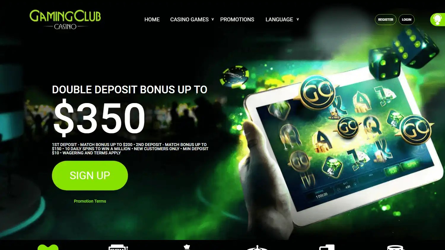 Gaming Club Casino screenshot 1