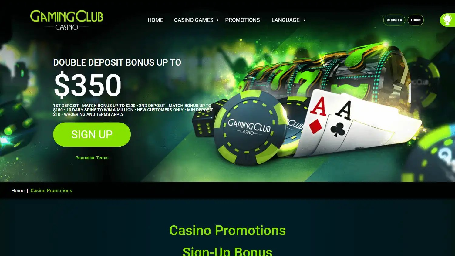 Gaming Club Casino screenshot 3