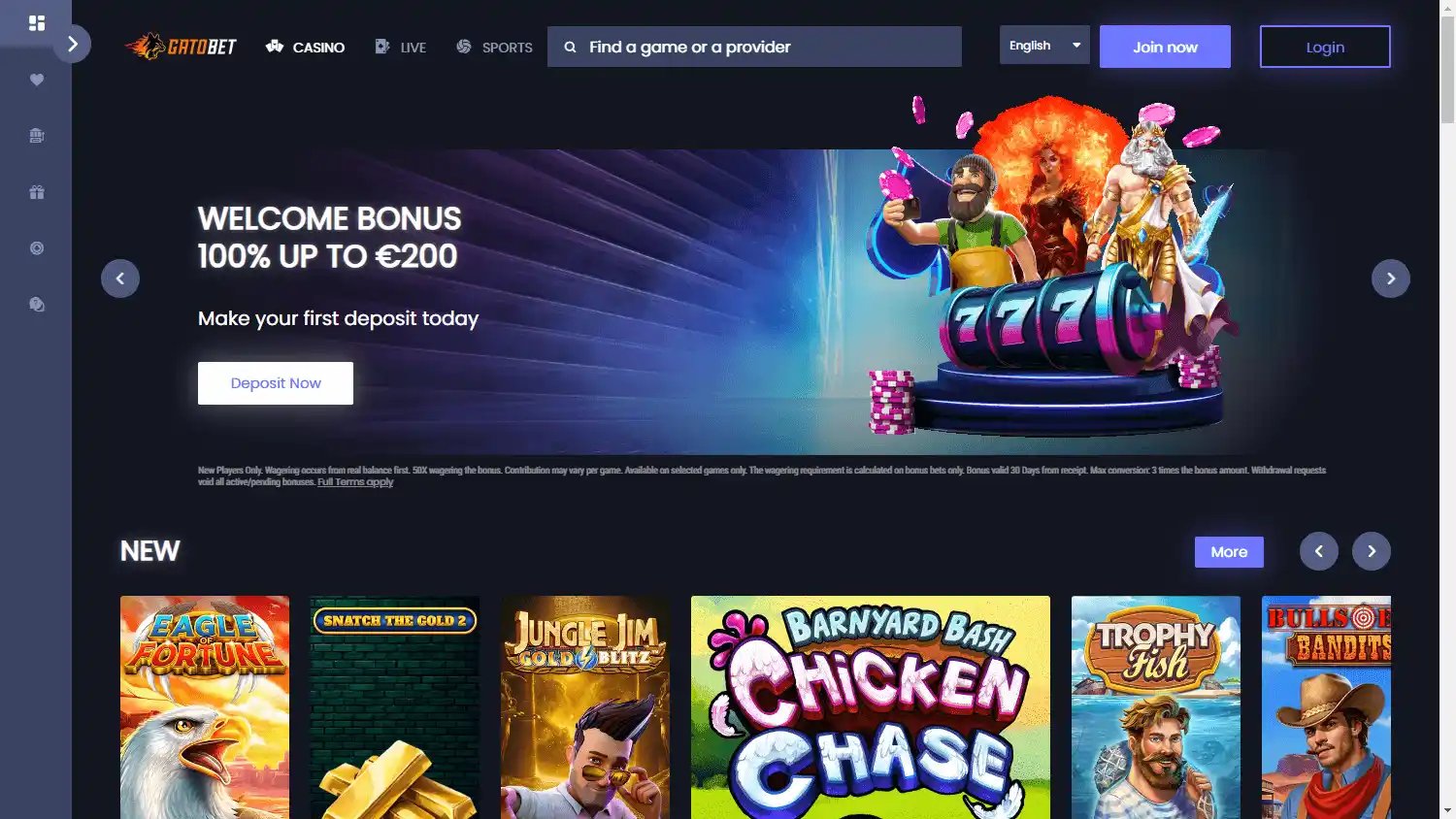GatoBet Casino screenshot 1