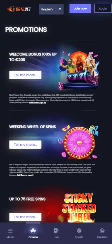 GatoBet Casino screenshot 6