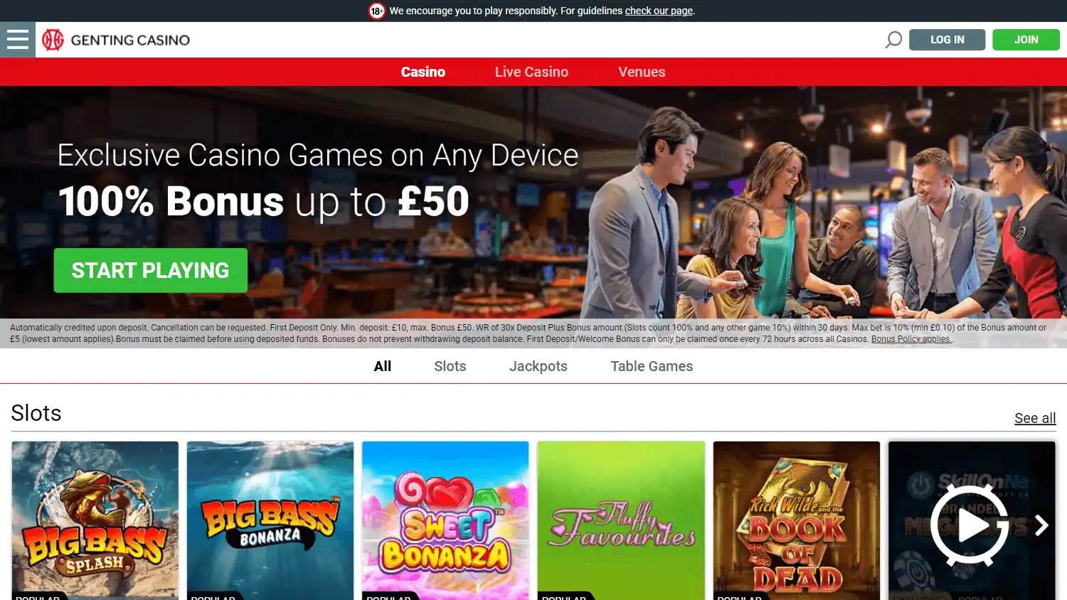 Genting Casino screenshot 2