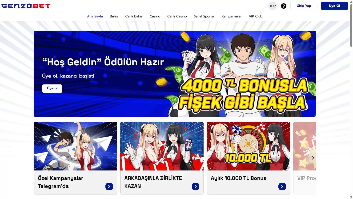 GenzoBet Casino screenshot 1