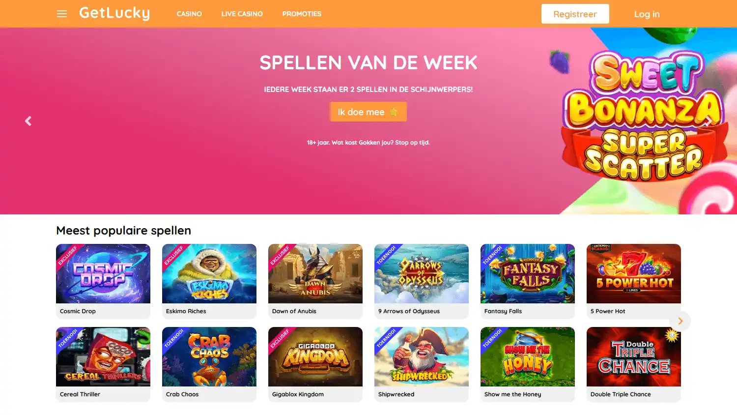 Get Lucky Casino screenshot 1