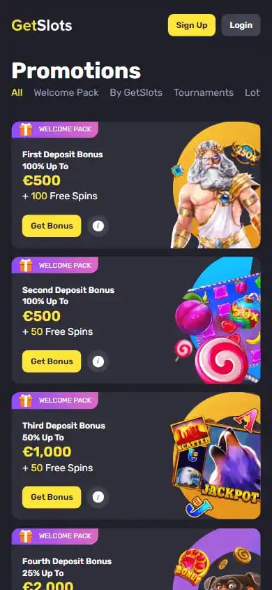 GetSlots Casino screenshot 6