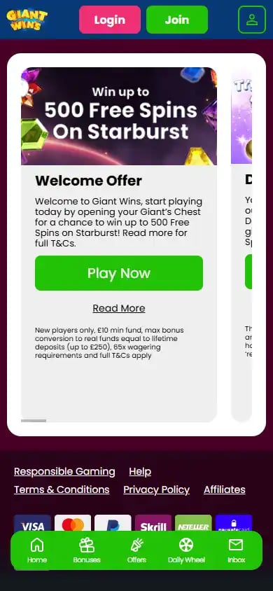 Giant Wins Casino screenshot 6