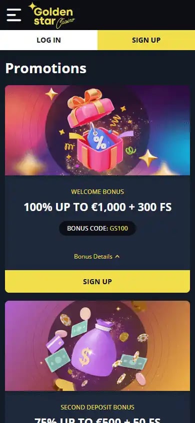 Golden Star Casino screenshot 6