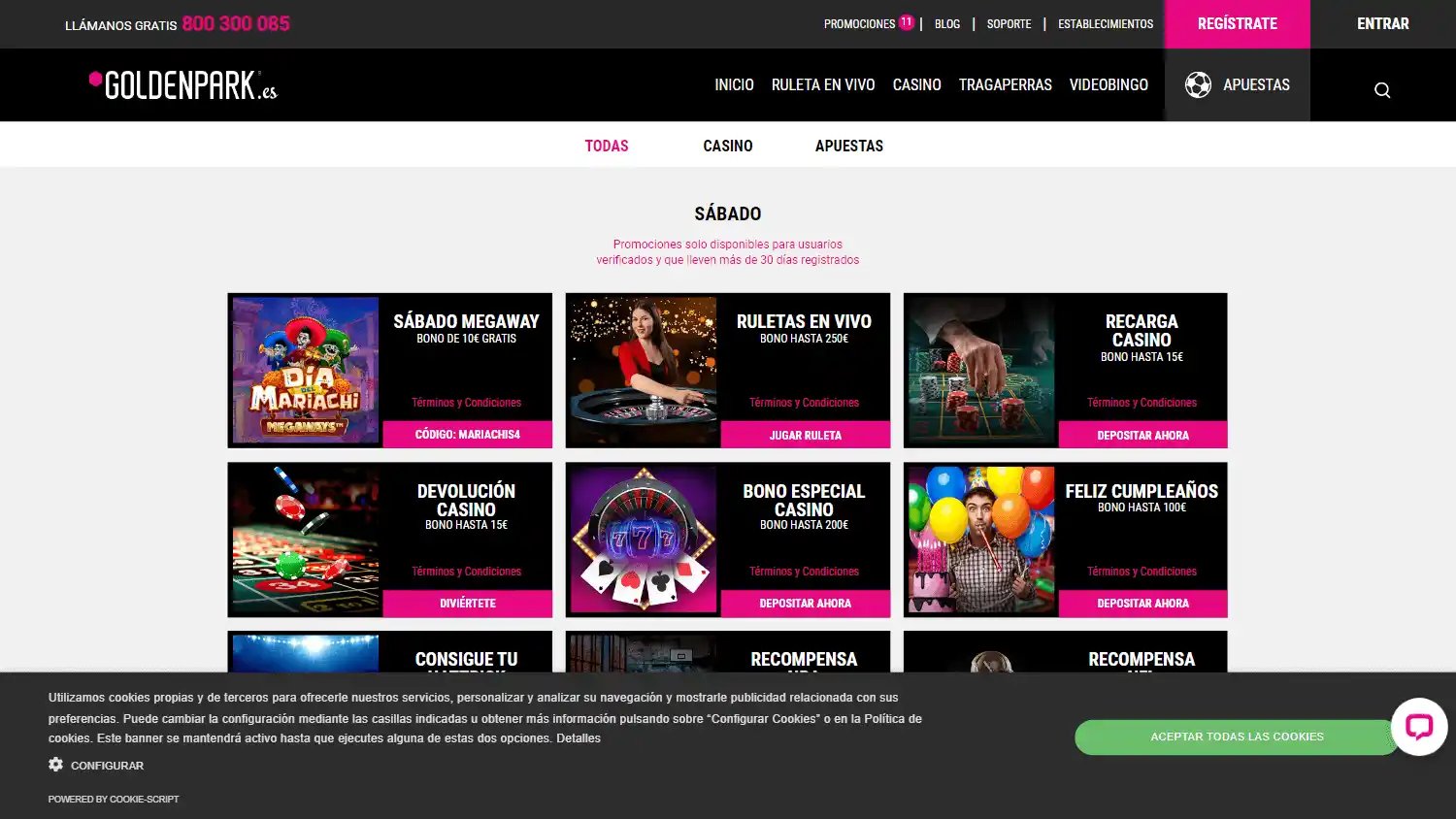 GoldenPark Casino screenshot 4