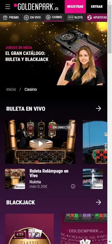 GoldenPark Casino screenshot 5
