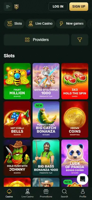 Goldex Casino screenshot 5