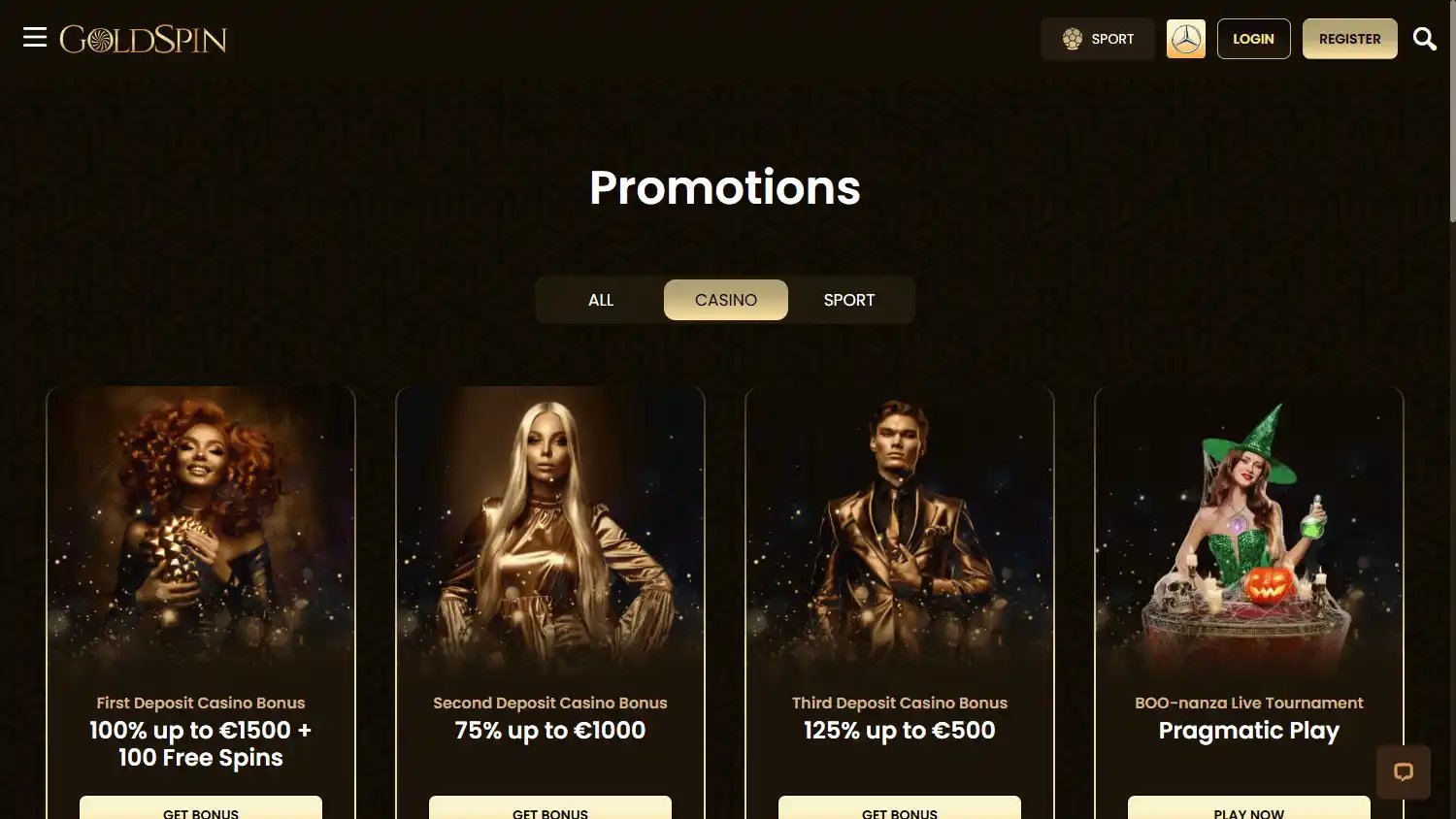 Goldspin Casino screenshot 3
