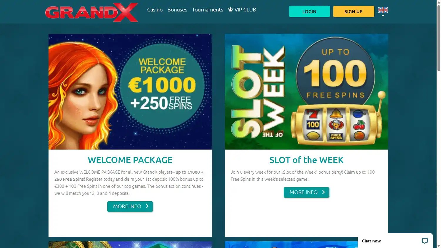 GrandX Casino screenshot 3
