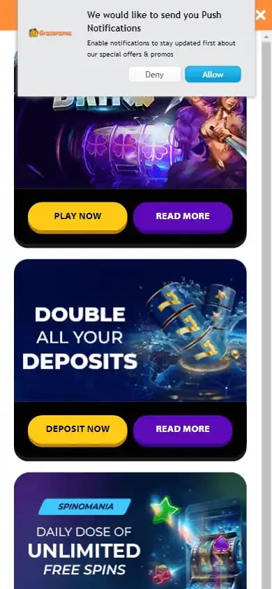 Gratorama Casino screenshot 5