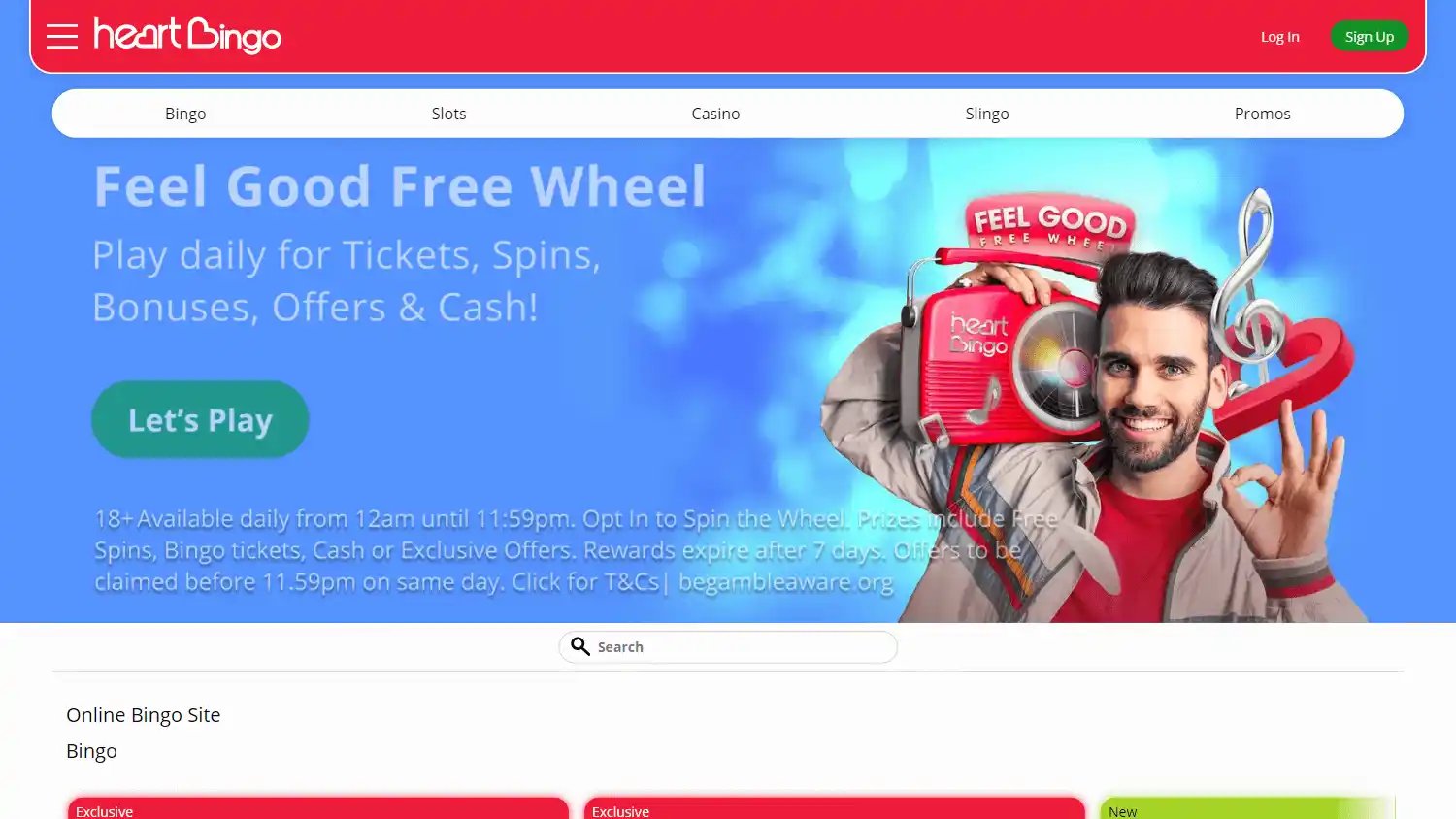 Heart Bingo Casino screenshot 1